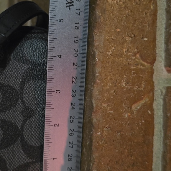 Coach Rowan Women's Satchel Bag - Black/Graphite/Silver - Picture 8 of 8